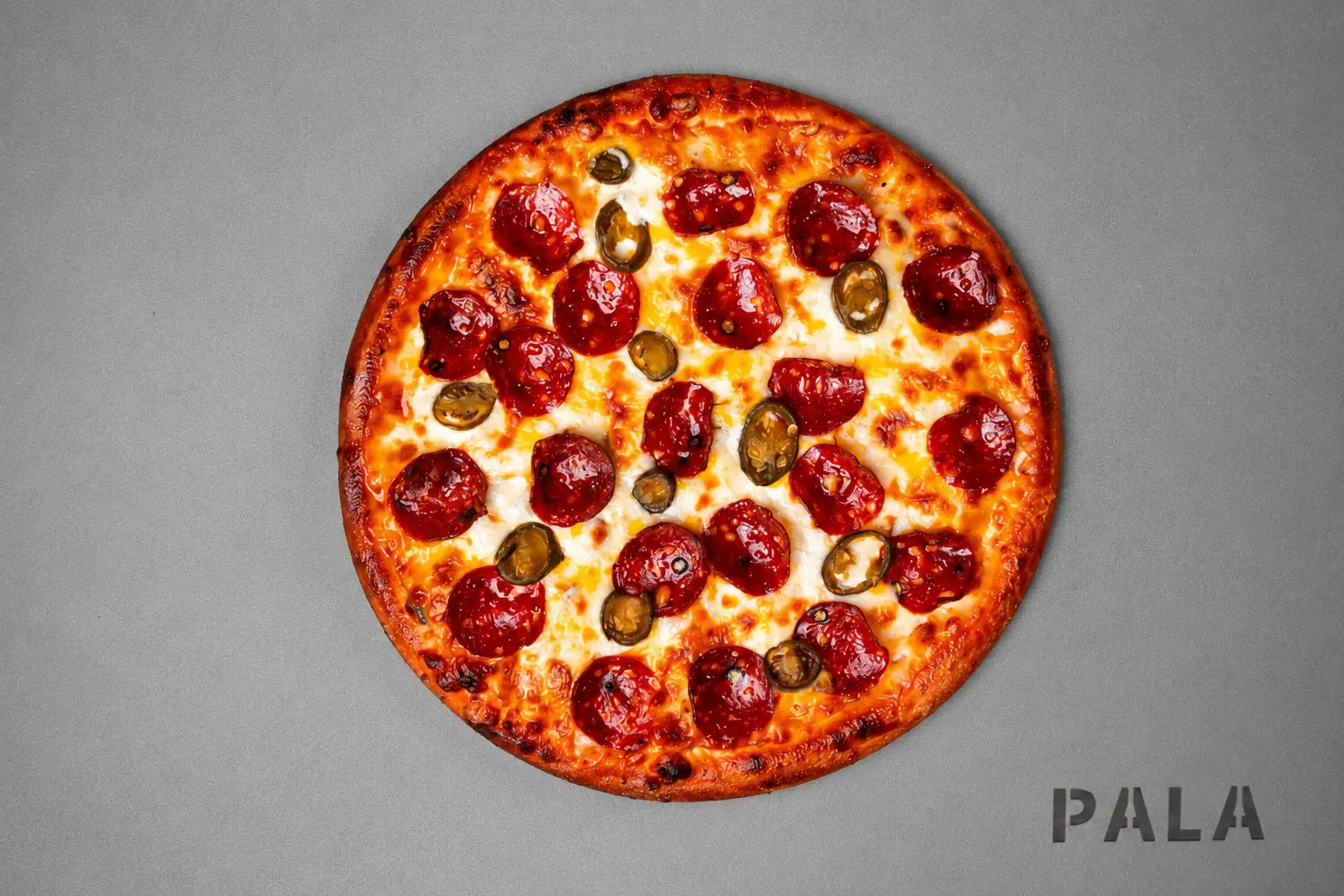 پیتزا پپرونی با گوشت چرخی((Pepperoni with ground meat))